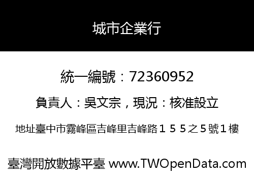 城市企業行