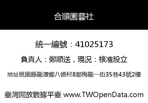 合順園藝社