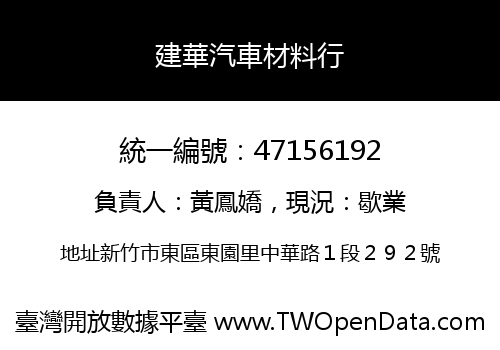 建華汽車材料行