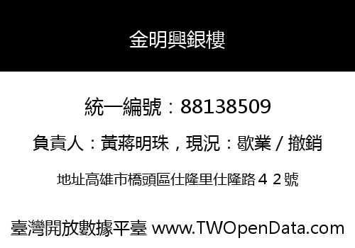 金明興銀樓