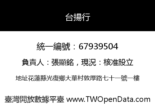 台揚行