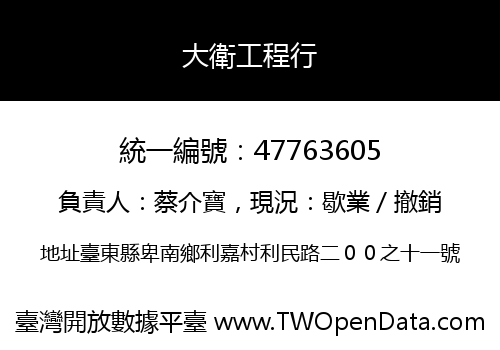 大衛工程行