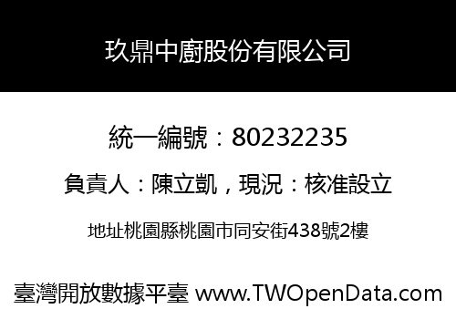 玖鼎中廚股份有限公司