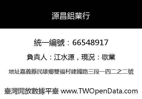 源昌鋁業行