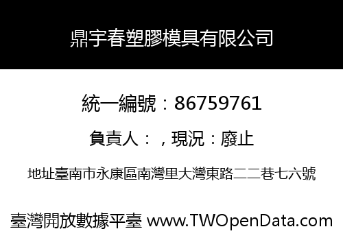 鼎宇春塑膠模具有限公司