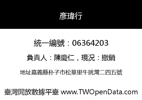 彥瑋行