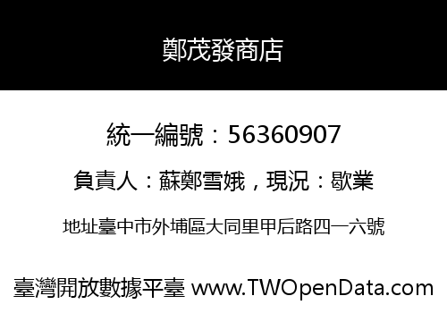 鄭茂發商店