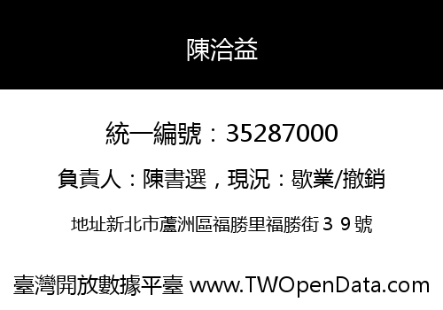 陳洽益