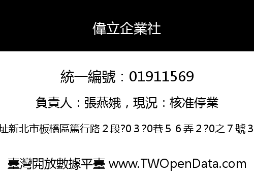 偉立企業社