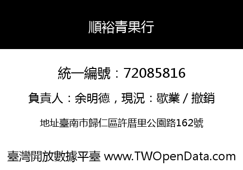 順裕青果行