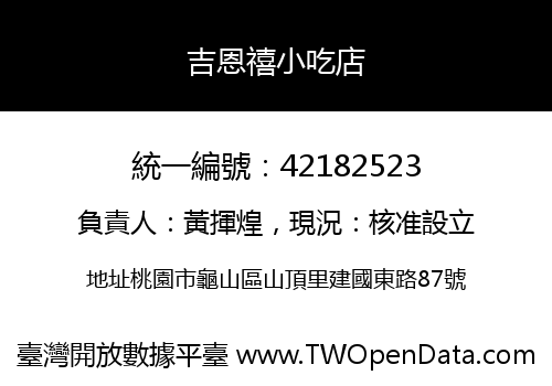 吉恩禧小吃店