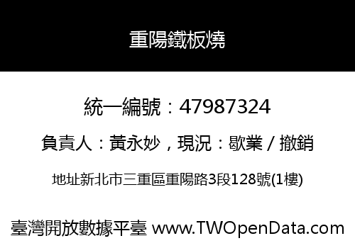重陽鐵板燒