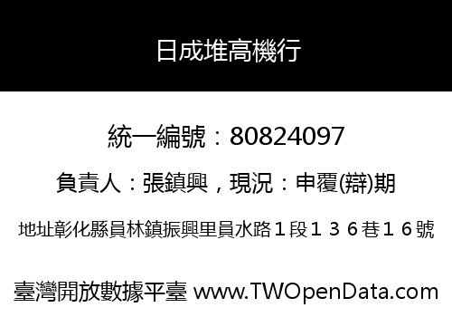 日成堆高機行
