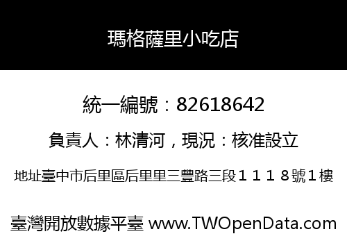 瑪格薩里小吃店