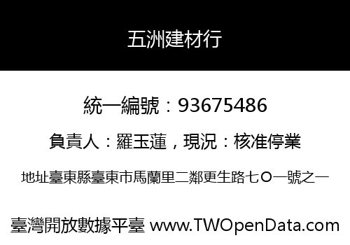 五洲建材行