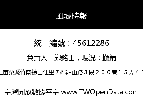 風城時報