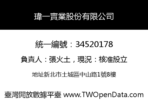瑋一實業股份有限公司