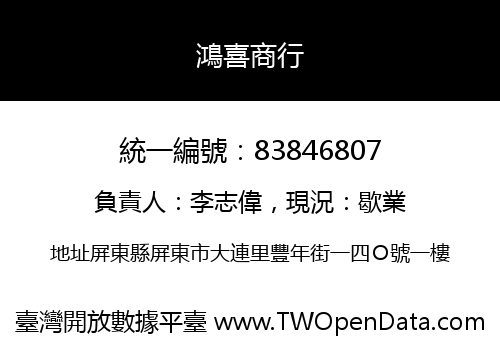 鴻喜商行