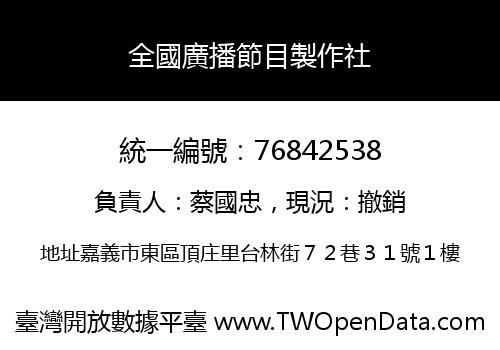全國廣播節目製作社
