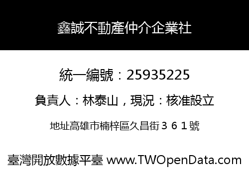 鑫誠不動產仲介企業社
