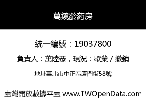 萬鏡齡葯房