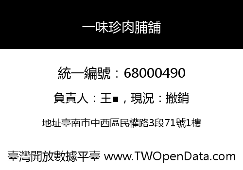 一味珍肉脯舖