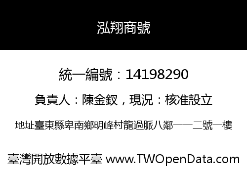泓翔商號