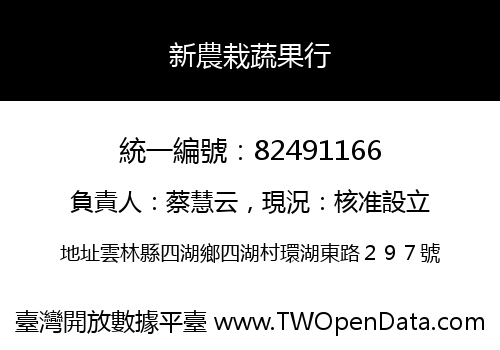 新農栽蔬果行