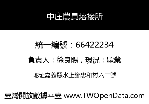 中庄農具熔接所