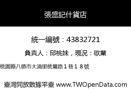 張盛記什貨店