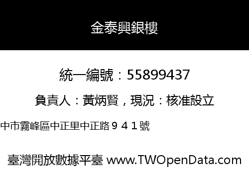金泰興銀樓