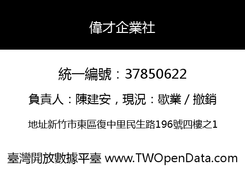 偉才企業社