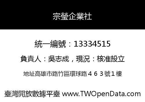 宗瑩企業社