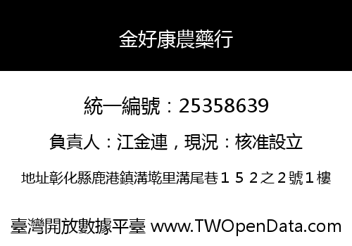 金好康農藥行
