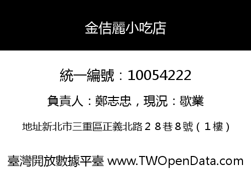 金佶麗小吃店