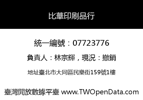 比華印刷品行