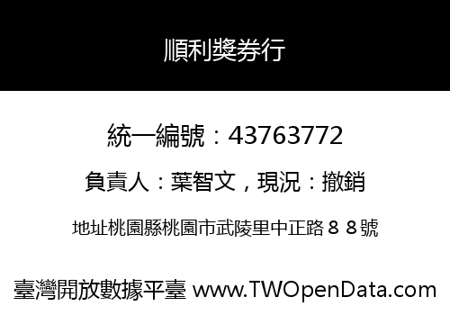 順利獎券行