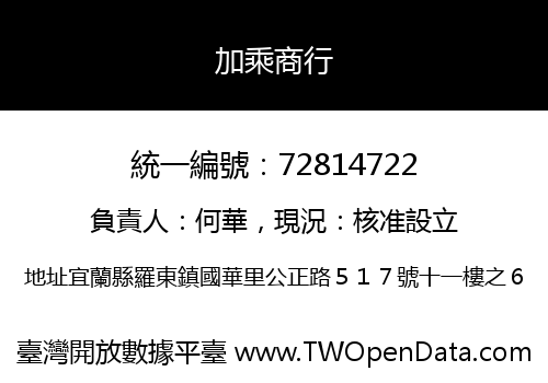 加乘商行