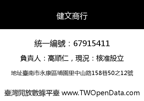 健文商行