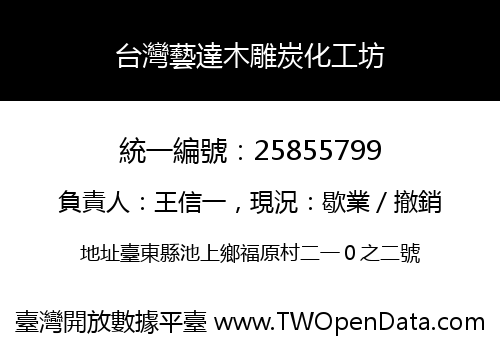 台灣藝達木雕炭化工坊