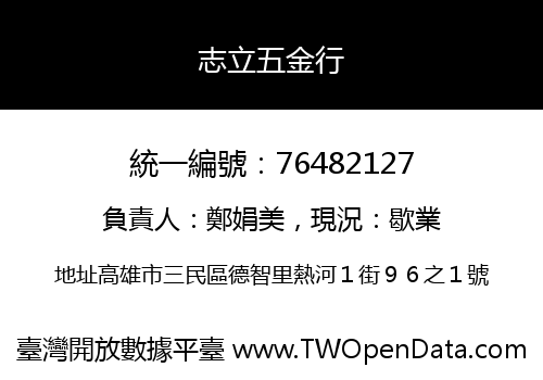 志立五金行