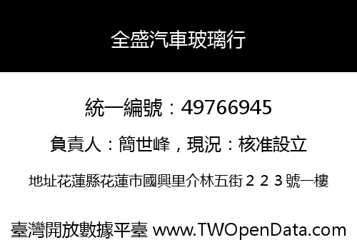 全盛汽車玻璃行