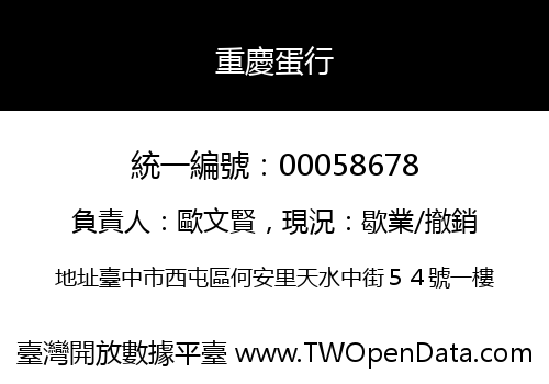重慶蛋行