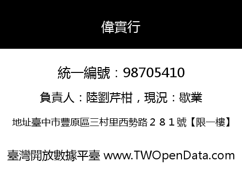 偉實行