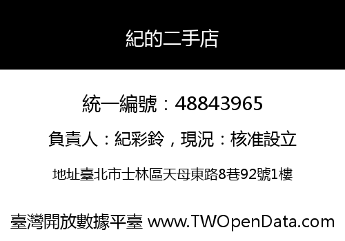紀的二手店