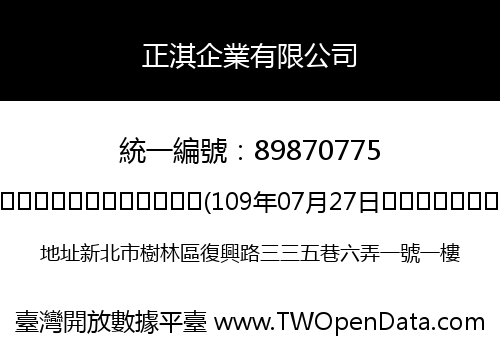 正淇企業有限公司