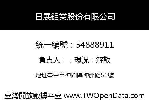 日展鋁業股份有限公司