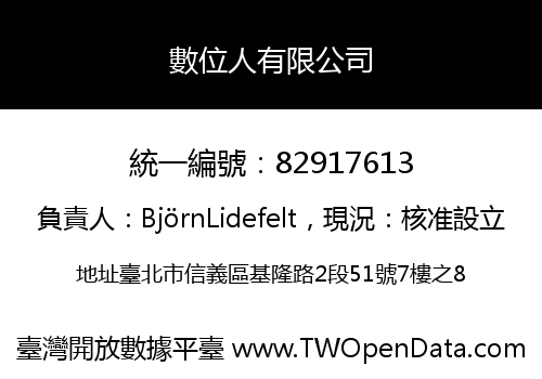 數位人有限公司