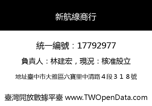 新航線商行