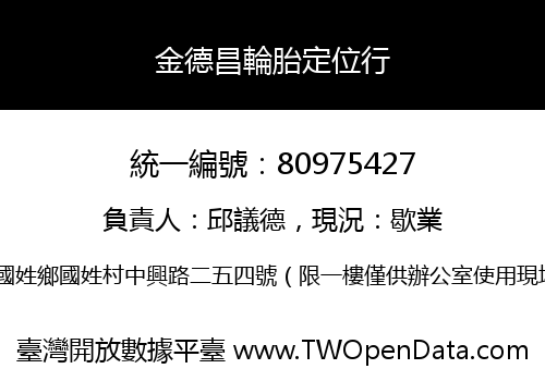 金德昌輪胎定位行